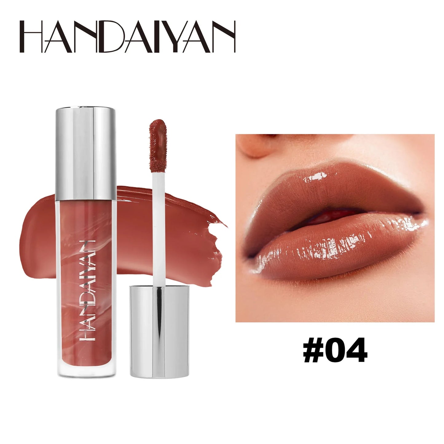 Handaiyan Vitamin E Lip Gloss – Hydrating Plumping Glaze