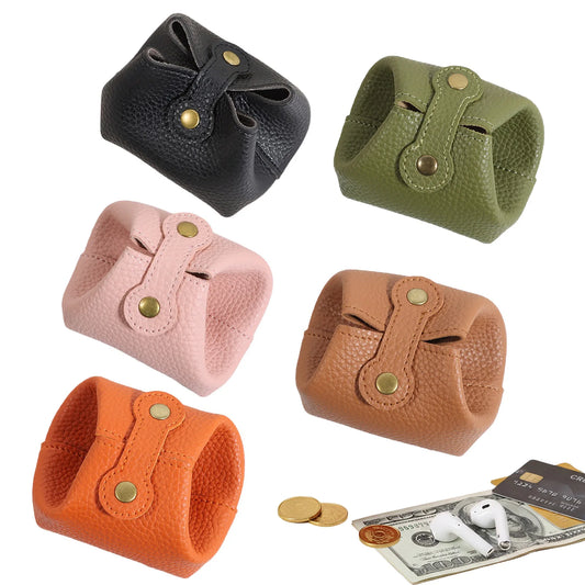 Mini Coin Purse Small Wallet for Women with Zipper Pocket Earphone Keys Lipstick Organizer Portable Korean Style Accessory Peaceful Pleasures Health and Wellness