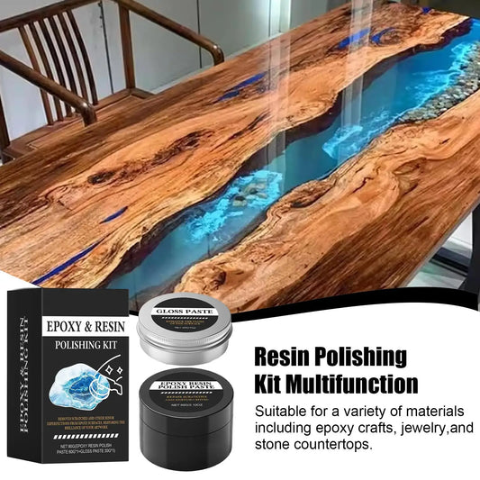 Epoxy Resin Polishing Kit – Scratch Repair & Mirror Finish Resin Polishing Kit Peaceful Pleasures Health and Wellness