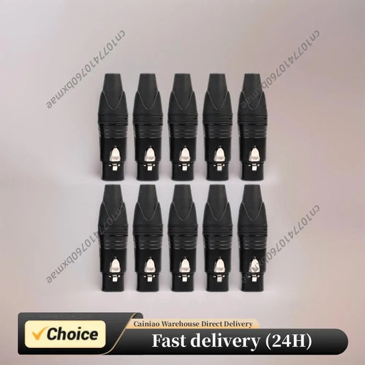 10pcs DIY Microphone XLR 3Pin Female Connector Cable Solder Plug Adapters Peaceful Pleasures Health and Wellness