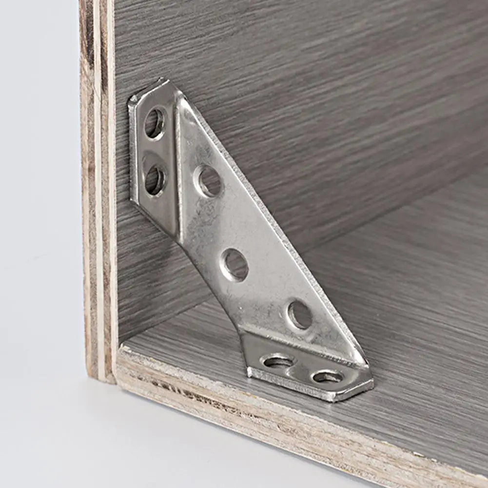 4/10/20Pc Corner Angle Code Thickened Stainless Steel 90 ° Right Angle Fixed Bracket Heavy Duty Furniture Fixed Connector Peaceful Pleasures Health and Wellness