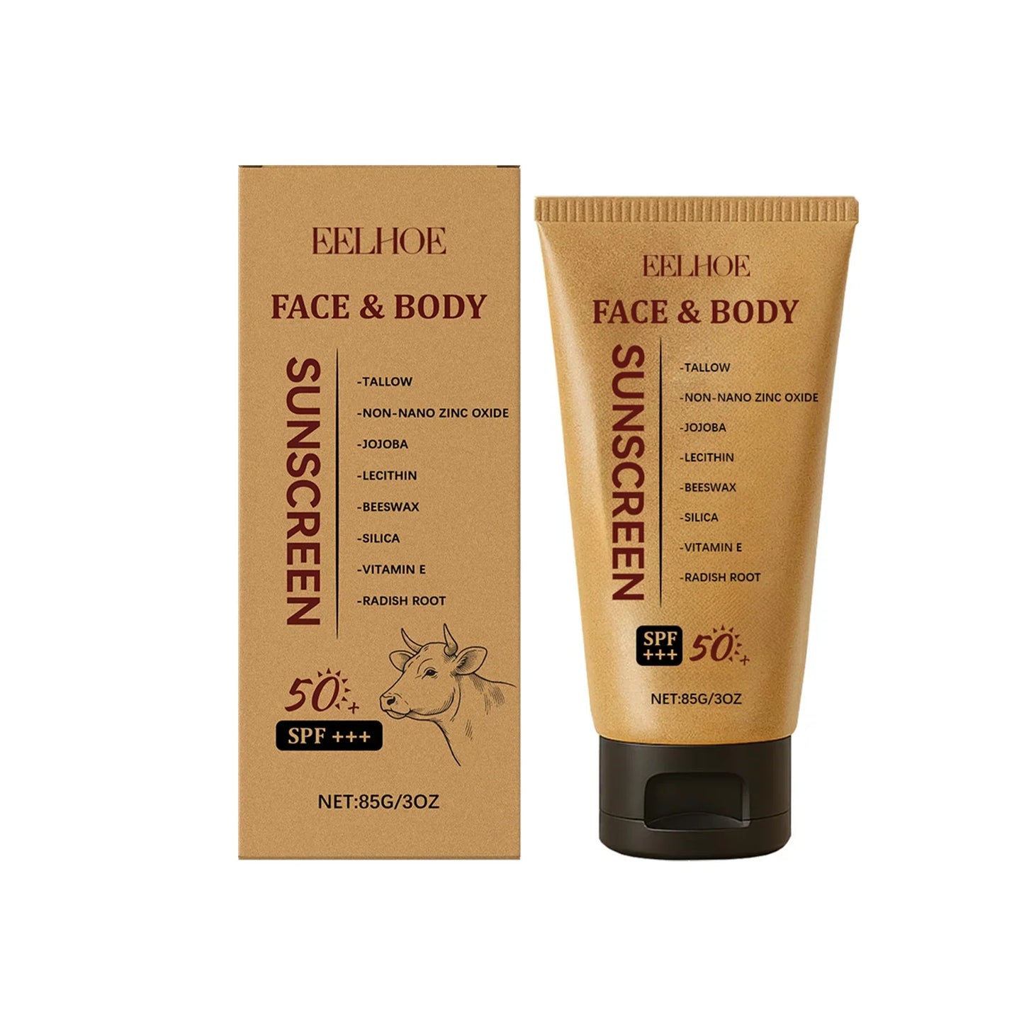 EELHOE Cow Fat Protective Cream – UV Protection & Moisturizer