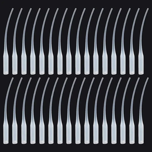 100pcs CA Glue Micro Tips – Precision Plastic Applicator Extensions Glue Applicator Tips Peaceful Pleasures Health and Wellness Default Title