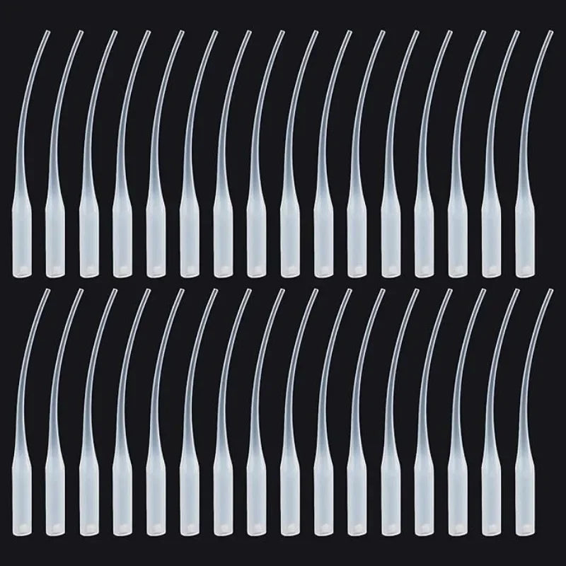 100pcs CA Glue Micro Tips – Precision Plastic Applicator for Crafts