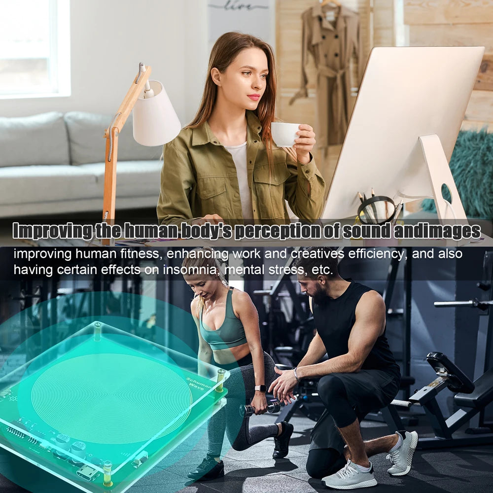High Power Schumann Waves Generator 7.83Hz Pure SineWave Generator Earth Resonant Frequency Generator Peaceful Pleasures Health and Wellness