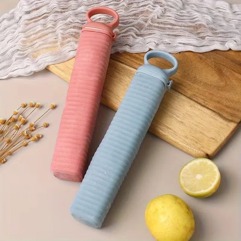 Strip Ice Cube Mold Press-Release | Quick Freeze DIY Ice Tray