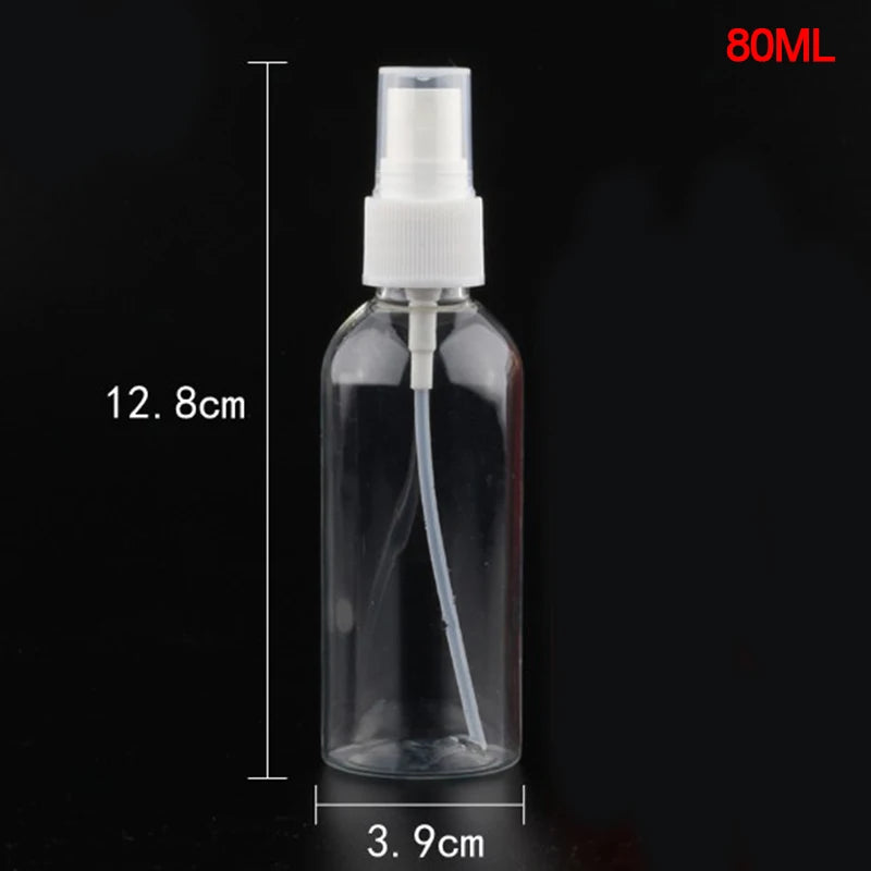 Clear Refillable Travel Spray Bottle – Mini Plastic Atomizer