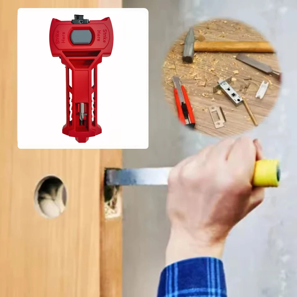 Latch Mortising Chisel Tool Door Kits Compatible Installation Square