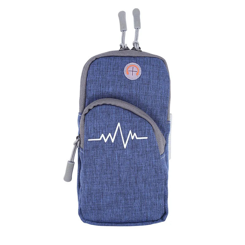 Sports Bag For Mobile Phone Armband For Jogging Running accessories mp3/mp4 Bags Women's Bag For Phone Sleeve Bags Wrist Holder Peaceful Pleasures Health and Wellness Dark blue(7 inch)