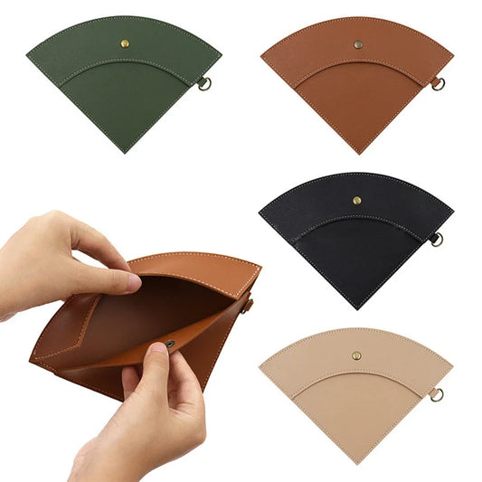 PU Leather Coffee Filter Holder Bag | Waterproof Camping Pouch Coffee Filter Holder Peaceful Pleasures Health and Wellness