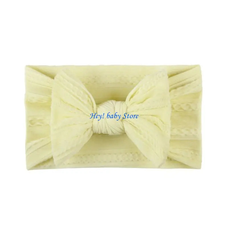 Soft Bow Headband for Baby Girls & Infants | Wide Band