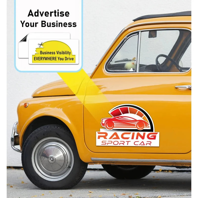 Custom Magnetic Car Signs & Vinyl Stickers – Design Your Own