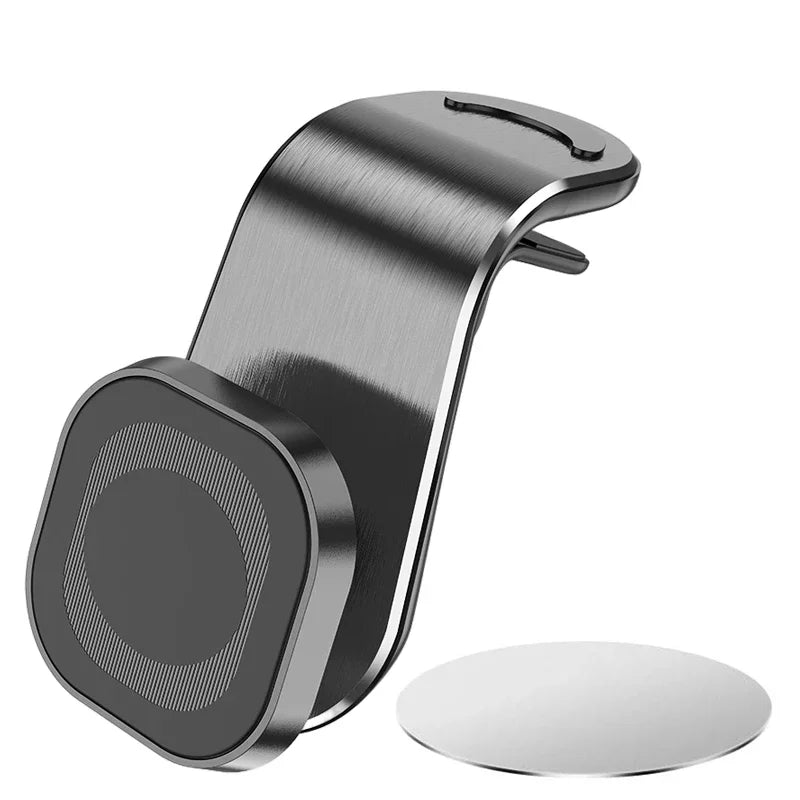 Magnetic Car Phone Holder Air Vent Clip Mount 360 Rotation Support for Cell Phones Xiaomi iPhone 14 Samsung Phone Holder in Car Peaceful Pleasures Health and Wellness black
