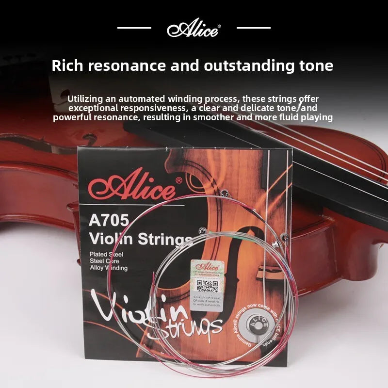 Alice A705 Violinstrings 1-4Strings Full Ofstrings Professional Wire