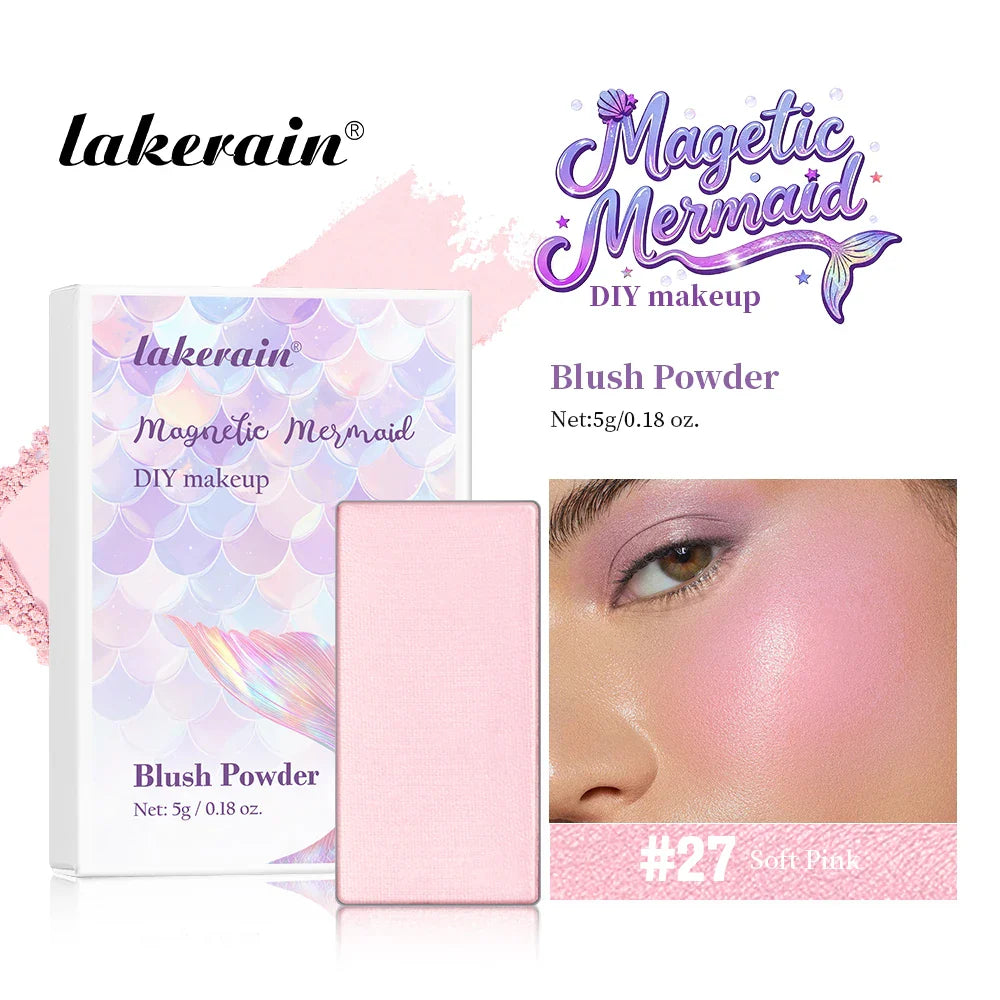 Lakerain Magnetic Mermaid DIY Eyeshadow Palette – 16 Shades