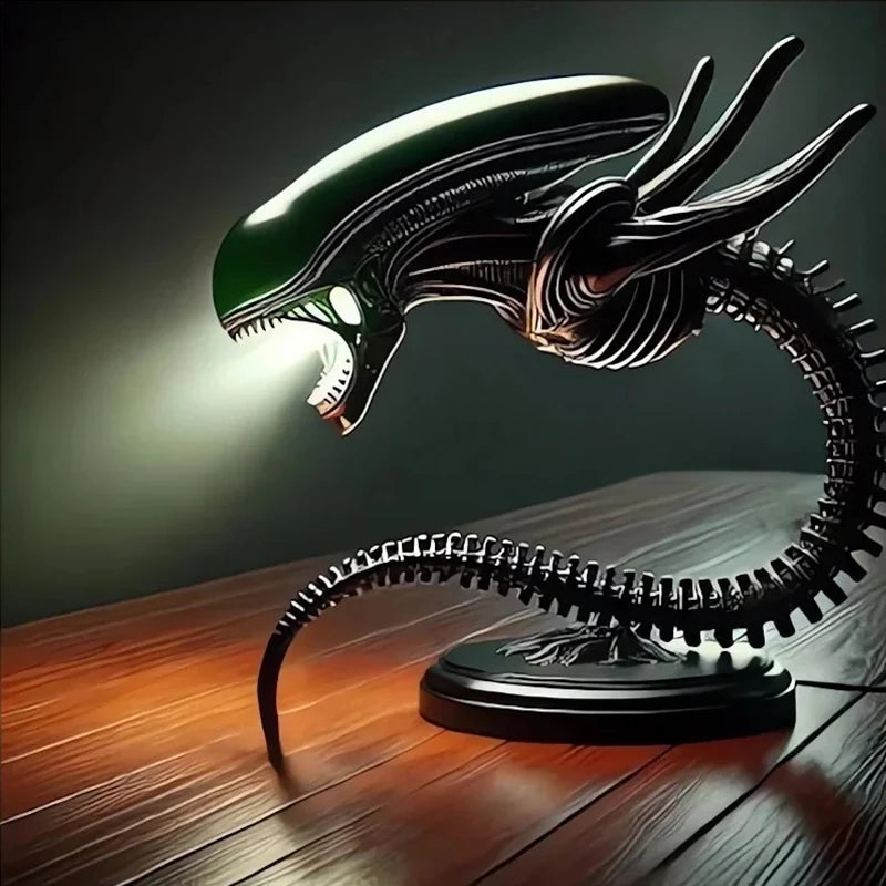 Unique Alien Creature Lamp Stand, Bedroom Home Decorative Lamps, Resin Decoration Items And Ornaments, Two Styles Optional,1pc Peaceful Pleasures Health and Wellness