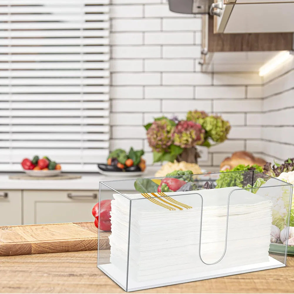 Acrylic Countertop Paper Towel & Napkin Dispenser