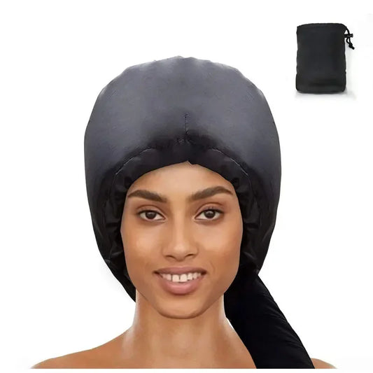 2pcs Portable Adjustable Soft Hair Drying Cap Bonnet Hood Hat for Women, Home & Hairdressing Salon Supply, Peaceful Pleasures Health and Wellness