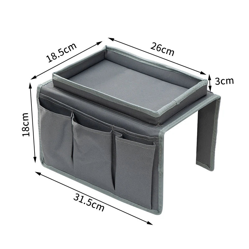 Sofa Armrest Hanging Storage Bag | Remote & Home Organizer
