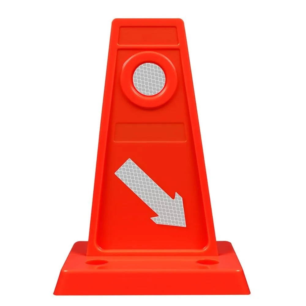 TPU Material Traffic Lane Separator Good Flexibility EVA Material Road Warning Sign Easy Installation Clear Visual Guidance Peaceful Pleasures Health and Wellness Red