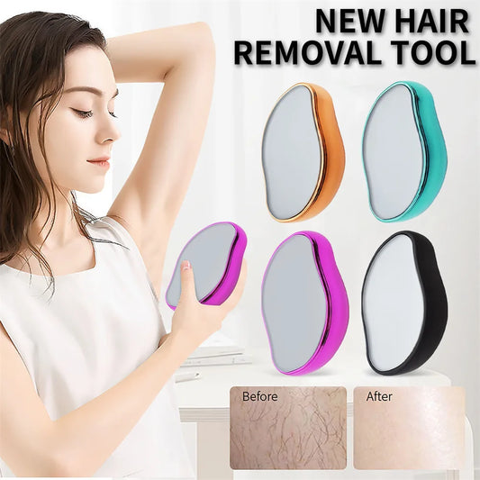 Painless Non-Sensory Hair Removal Exfoliator Tool Neutral Home Use Hair Repair Device No Skin Damage Peaceful Pleasures Health and Wellness