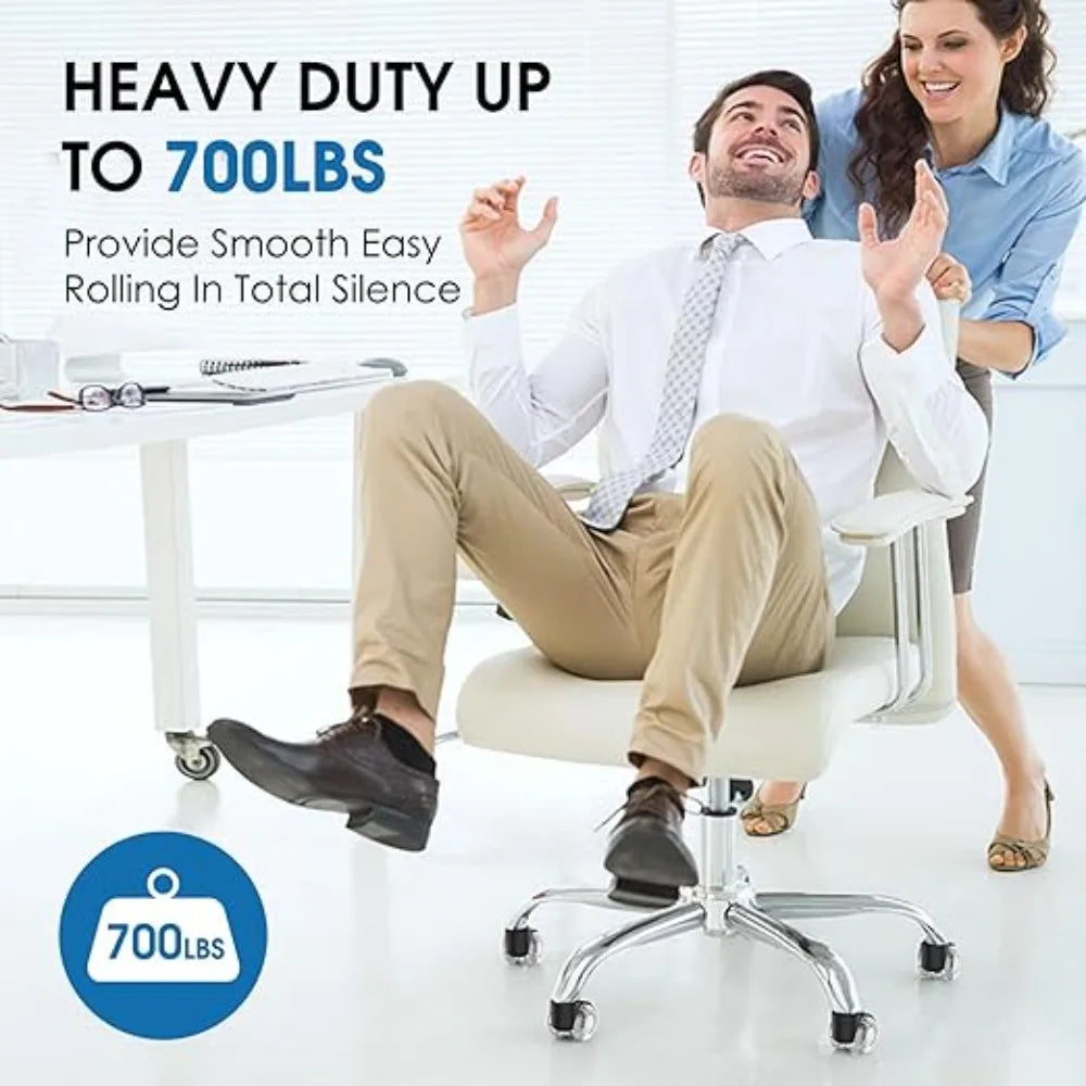 2" Heavy Duty Office Chair Casters 5-Pack – All Floor Types