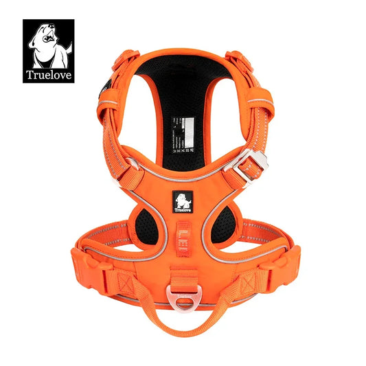 TRUE LOVE Pet Harness No Pull Nylon Reflective Dog Harness Adjustable Comfortable Control Step-in Brilliant Truelove TLH5654 Peaceful Pleasures Health and Wellness