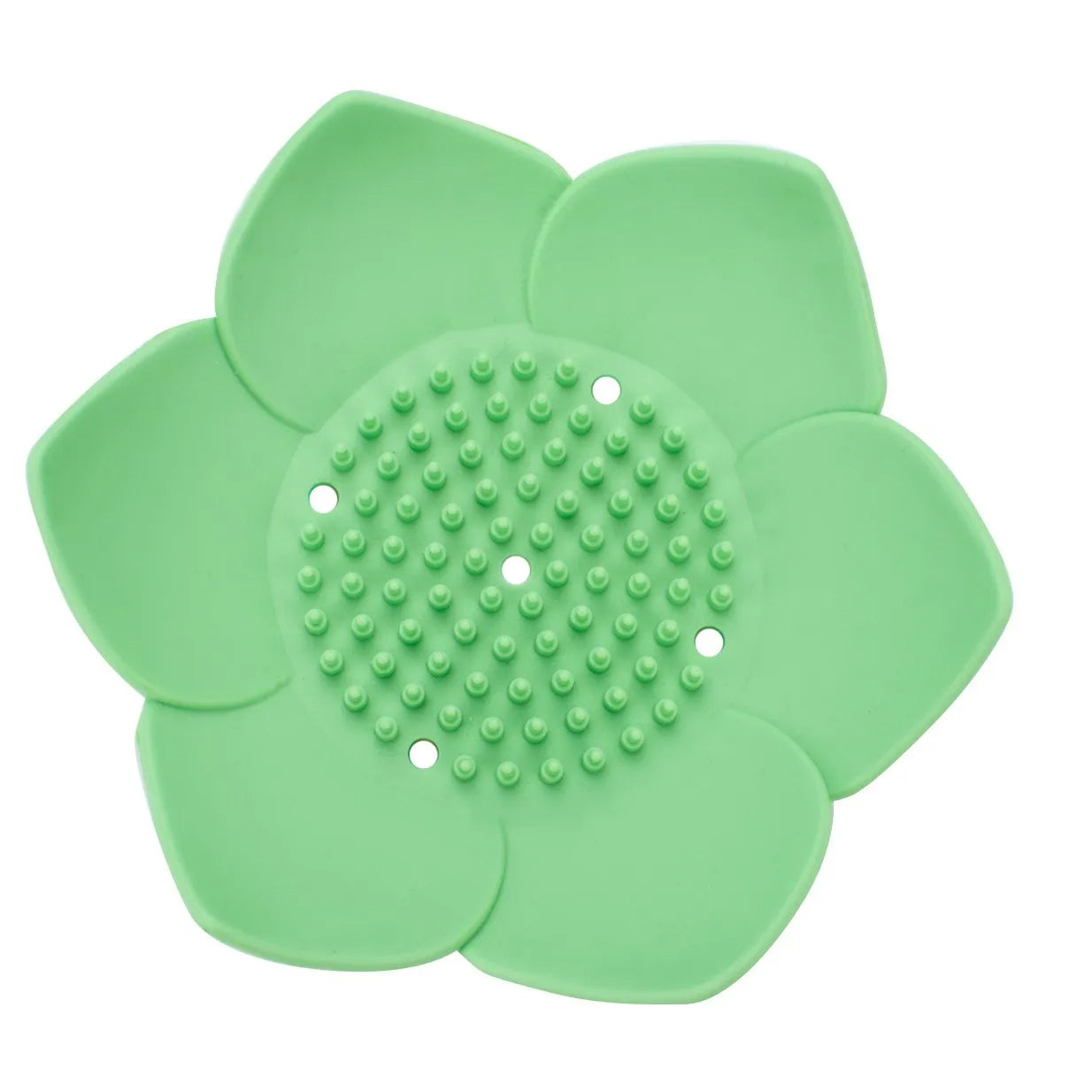 Lotus Silicone Soap Dish with Drainage | Bathroom Soap Holder
