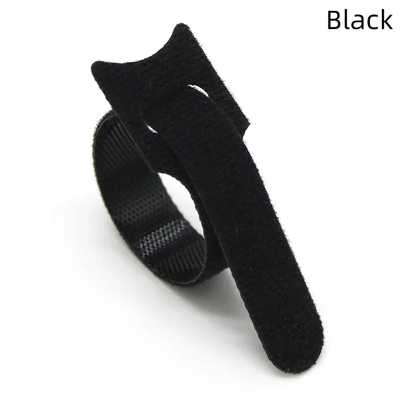 Fasten Cable Clearance Attache Plastic Flanges Nylon Strap Color Markers Protector Selected Wire Organizer and Cables Releasable Peaceful Pleasures Health and Wellness Black 150mm x 30Pcs