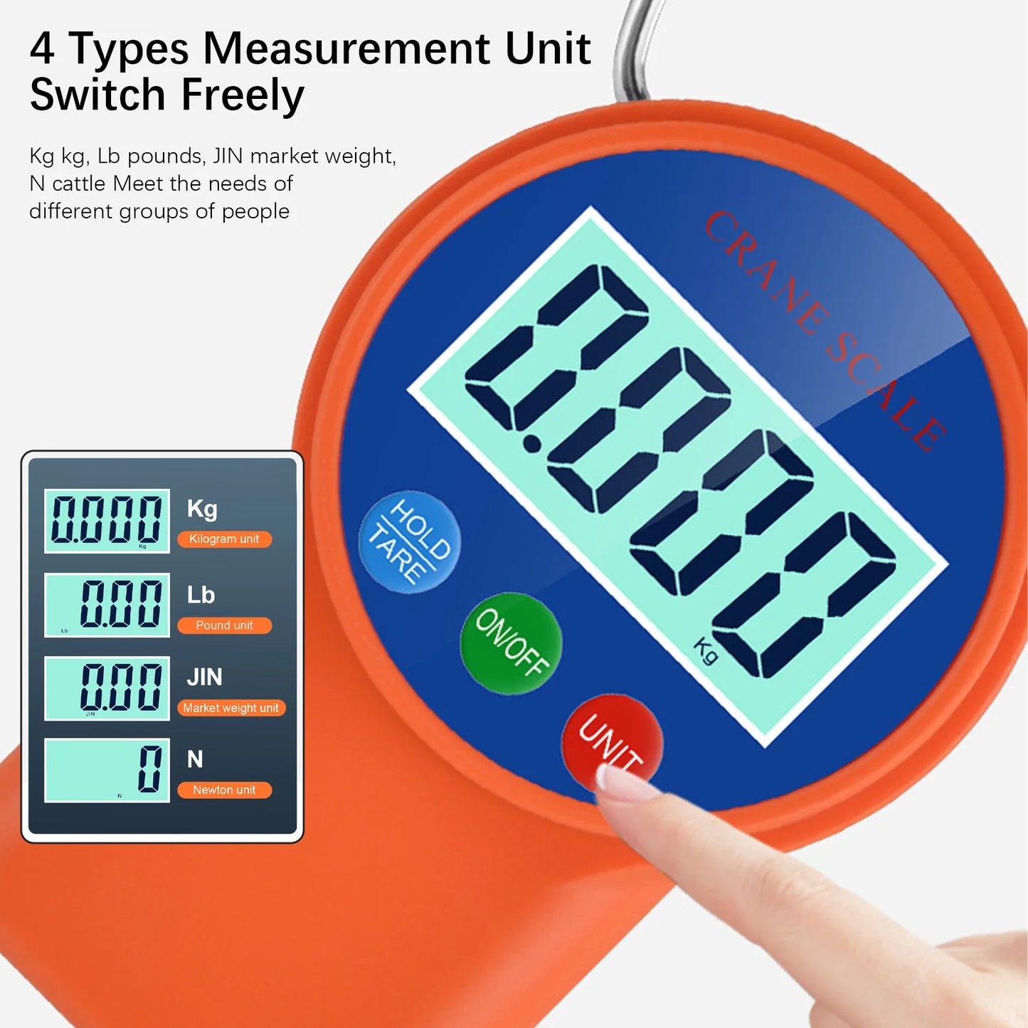 Digital Hanging Weight Scale High-accuracy Portable Handheld Scales