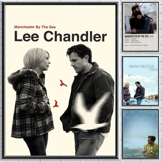 Movie M-Manchester by the Sea Poster HD Self Adhesive Waterproof Wall Art Ideal for Home Office Dorm Bedroom Great Gift Peaceful Pleasures Health and Wellness