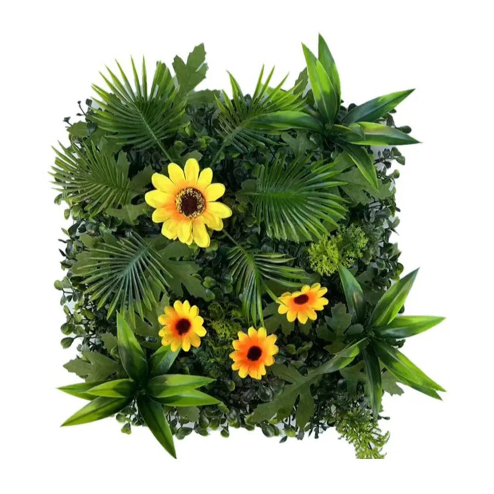 Artificial Plant Wall Panel 25x25cm | Faux Greenery Tile