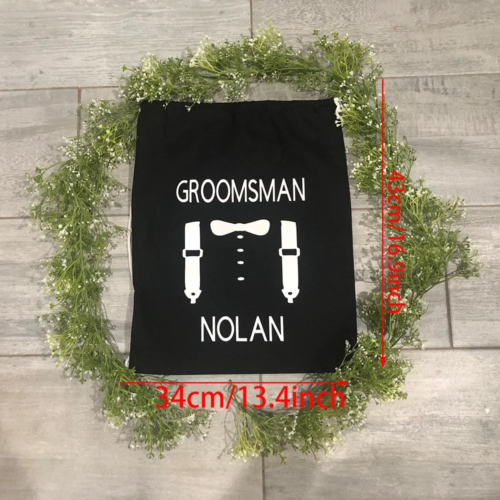 Personalized Groomsman Gift Bags | Bridal Party & Wedding