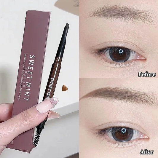 Double-Ended Waterproof Eyebrow Pencil – Ultra Fine & Long Lasting Eyebrow Pencil Peaceful Pleasures Health and Wellness