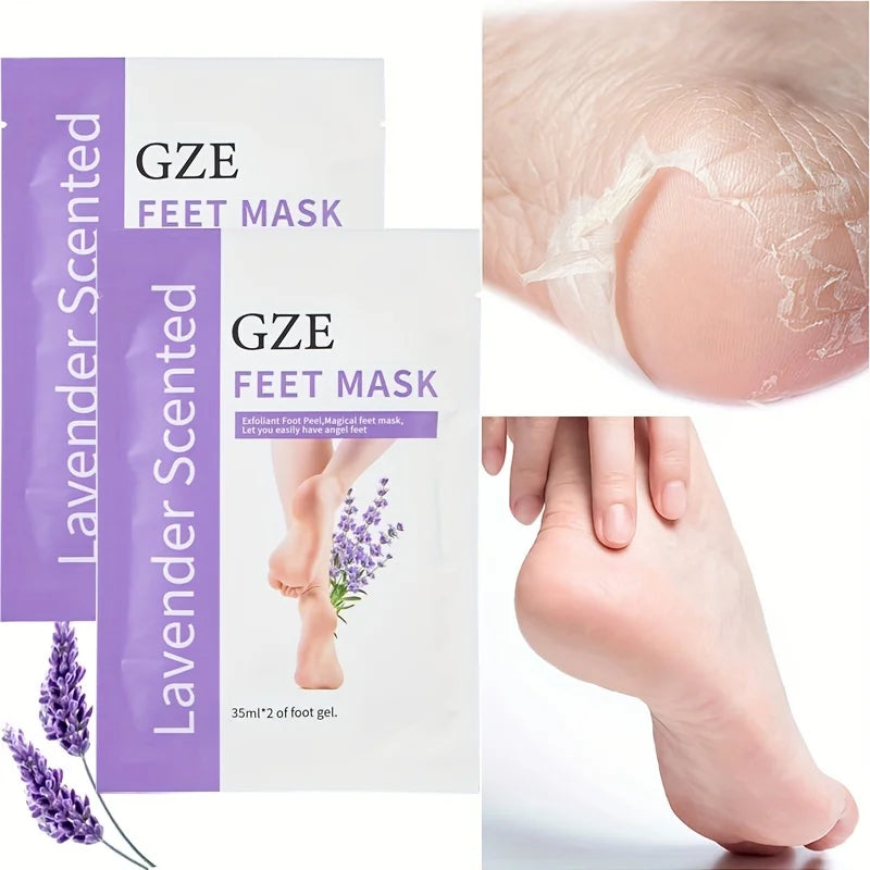 GZE Foot Peel Mask – Dead Skin & Callus Remover for Soft Feet