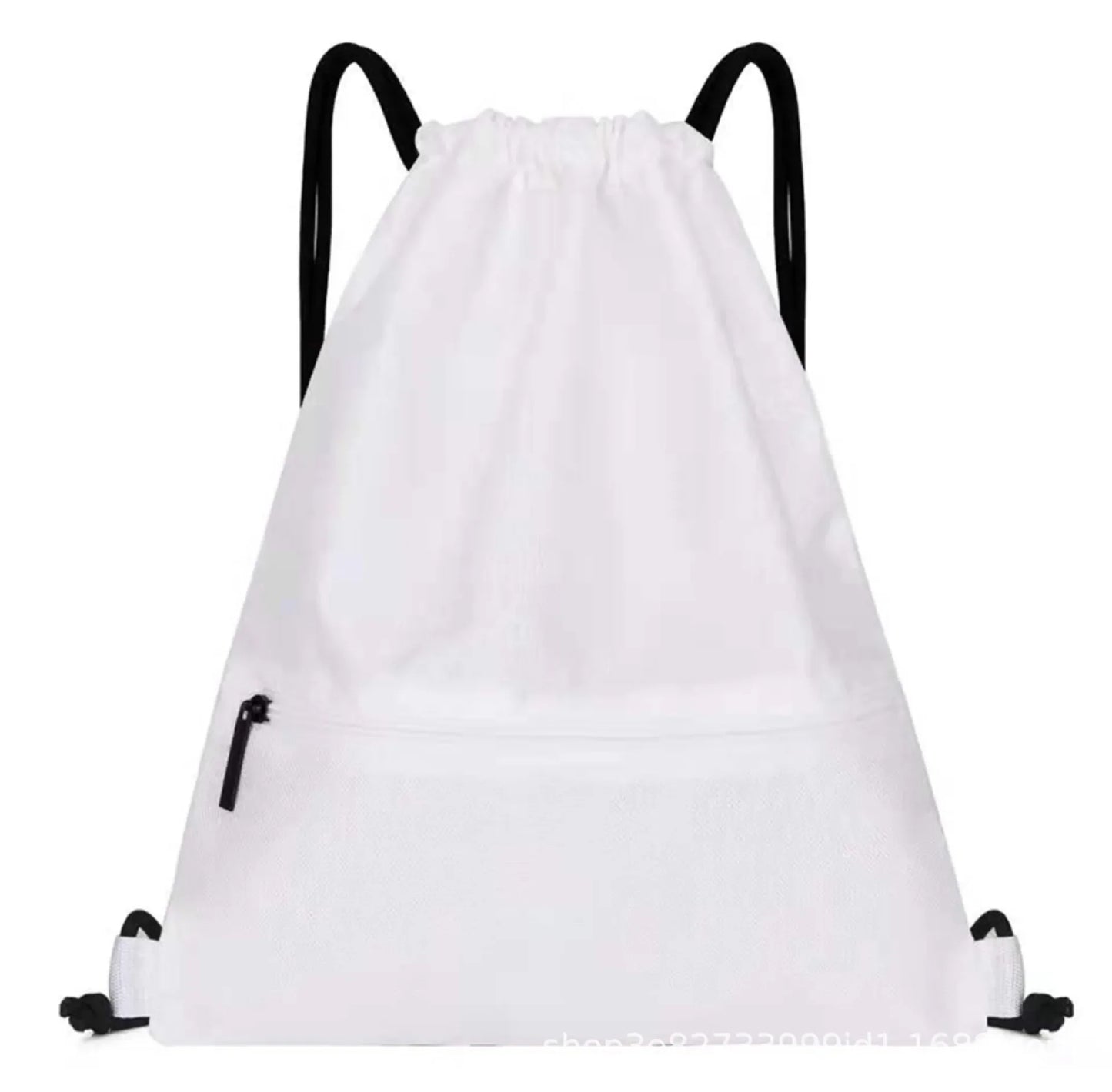 Large Drawstring Backpack – Lightweight Nylon Gym & Sports Bag