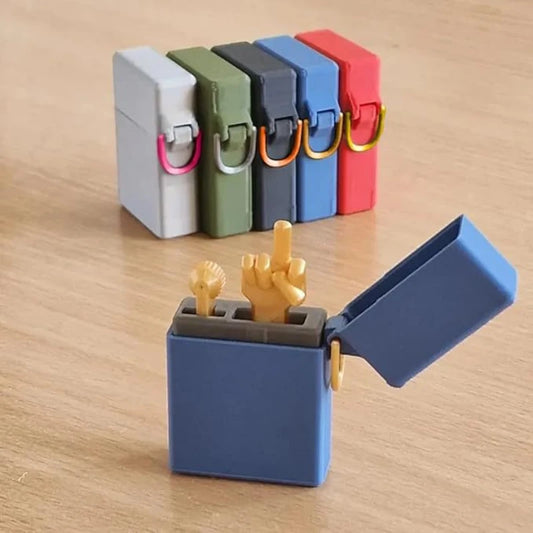 Creative Personality Funny Middle Finger Lighter 3D Printing Plastic Middle Finger Surprise Gift Party Gatherings Spoof Gifts Peaceful Pleasures Health and Wellness