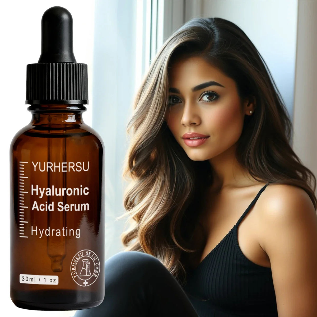 3% Hyaluronic Acid Face Serum 1oz – Hydrating & Plumping