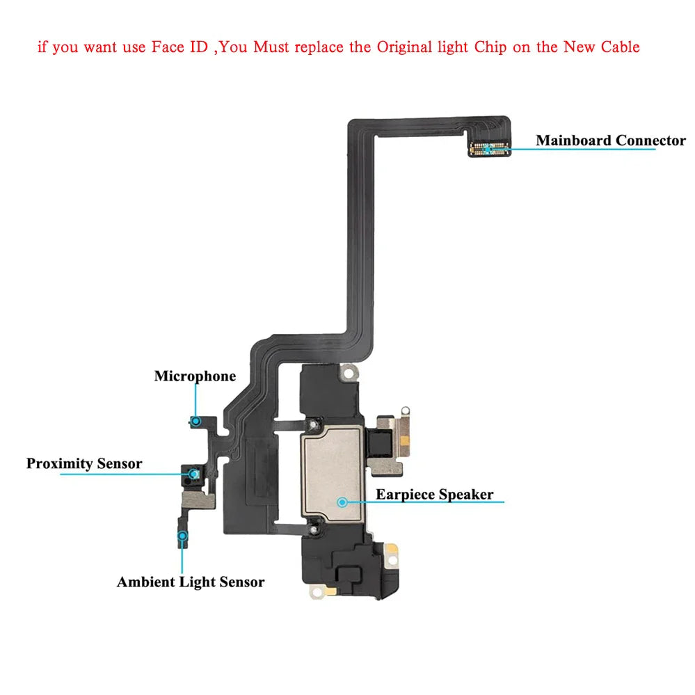 iPhone X–12 Pro Max Earpiece Speaker Flex Cable Replacement Kit