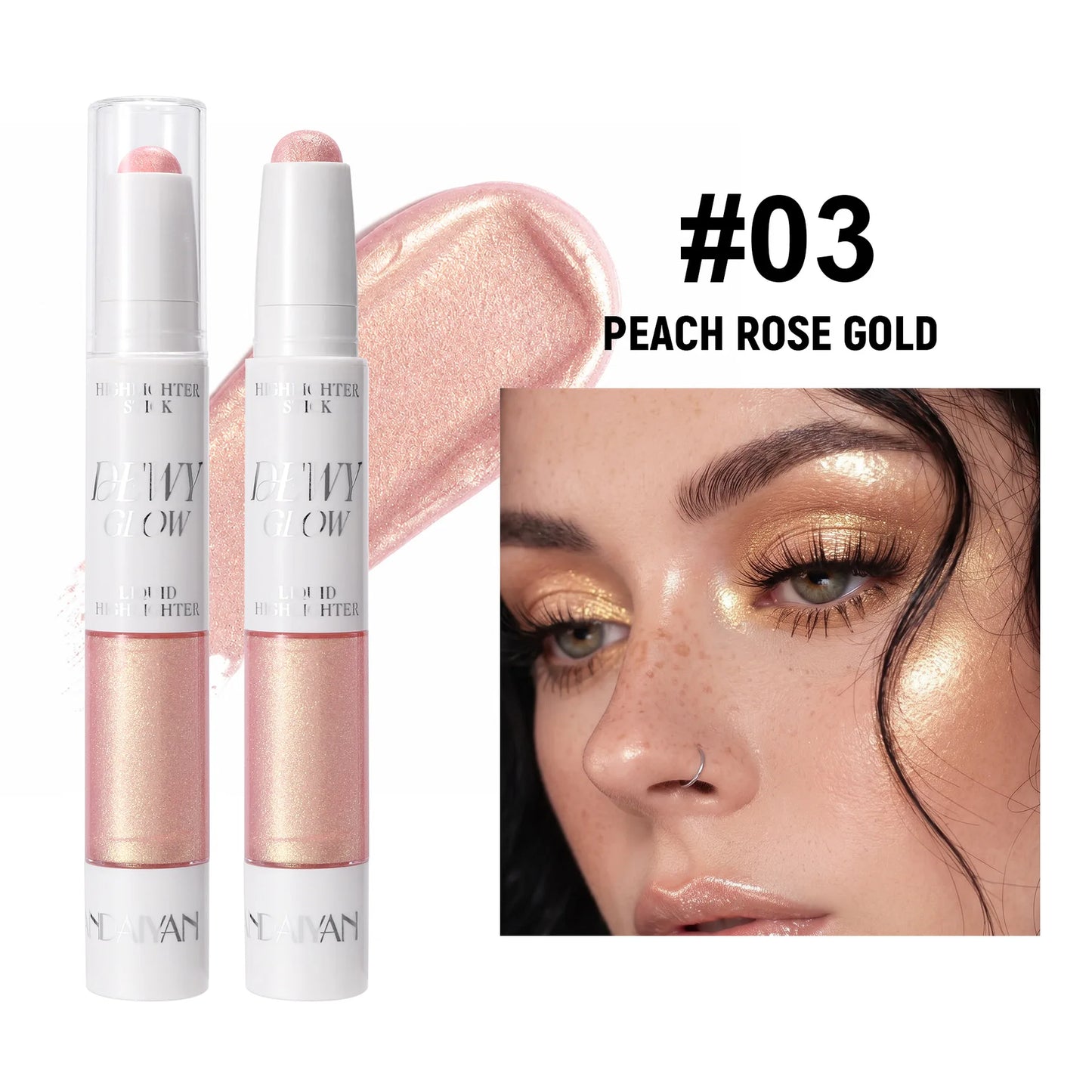 2-in-1 Contour Stick & Liquid Highlighter | Dual-Ended Face Sculptor