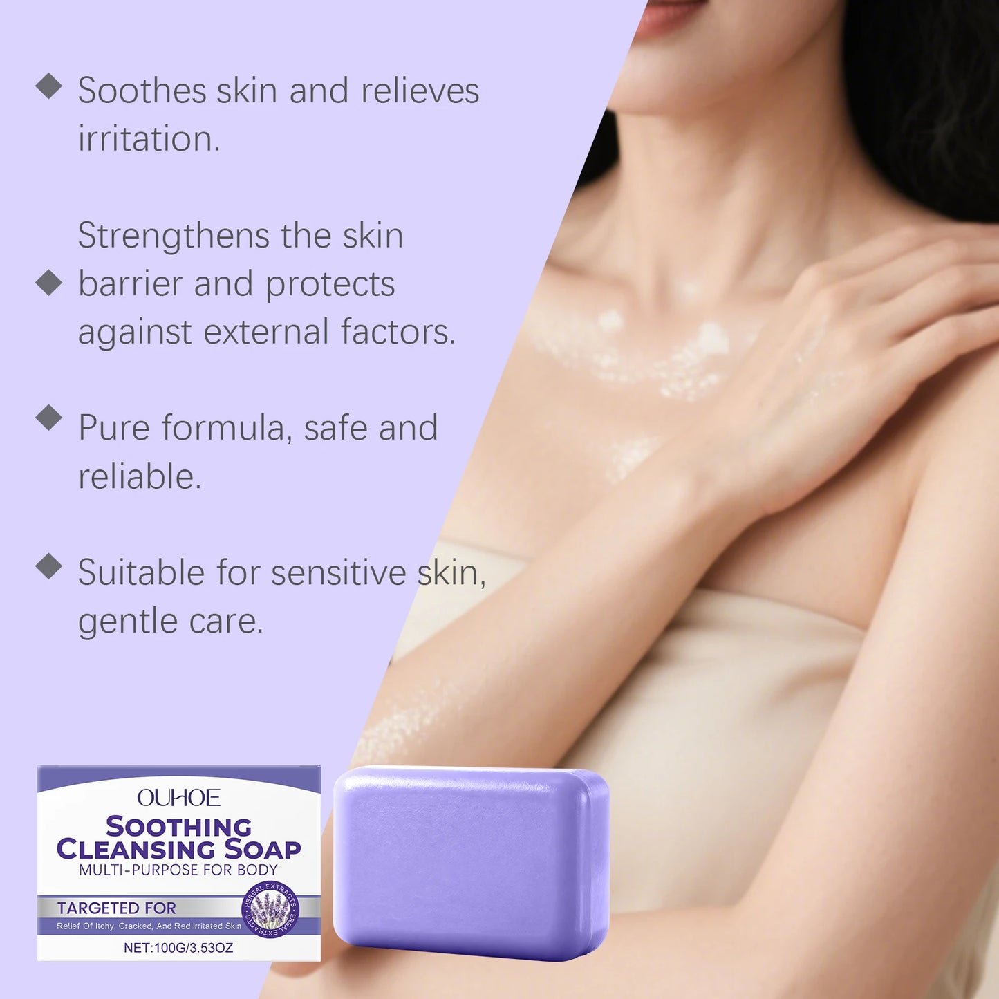 Herbal Cleansing Soap – Moisturizing, Antimicrobial Body Bar Herbal Bar Soap Peaceful Pleasures Health and Wellness