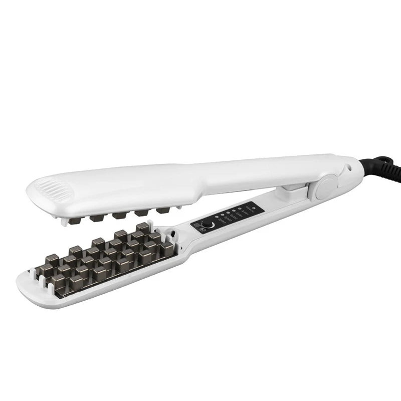 Ceramic Hair Volumizer Crimper Iron with LCD Display