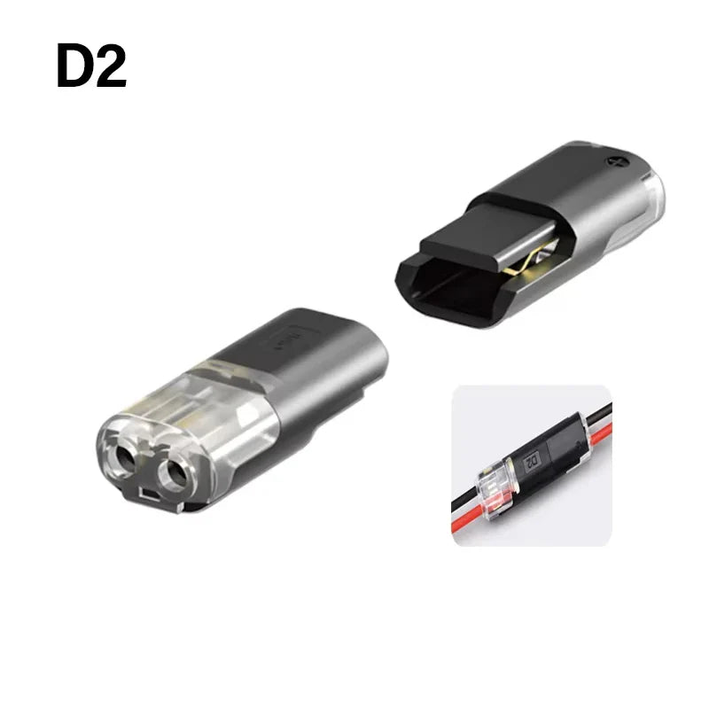 No-Strip Automotive Wire Connector | Quick Detachable Terminal