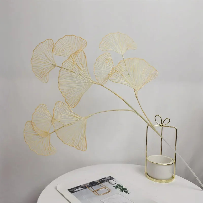 Silk Artificial Willow Bouquet | Fake Green Leaves for Home & Wedding