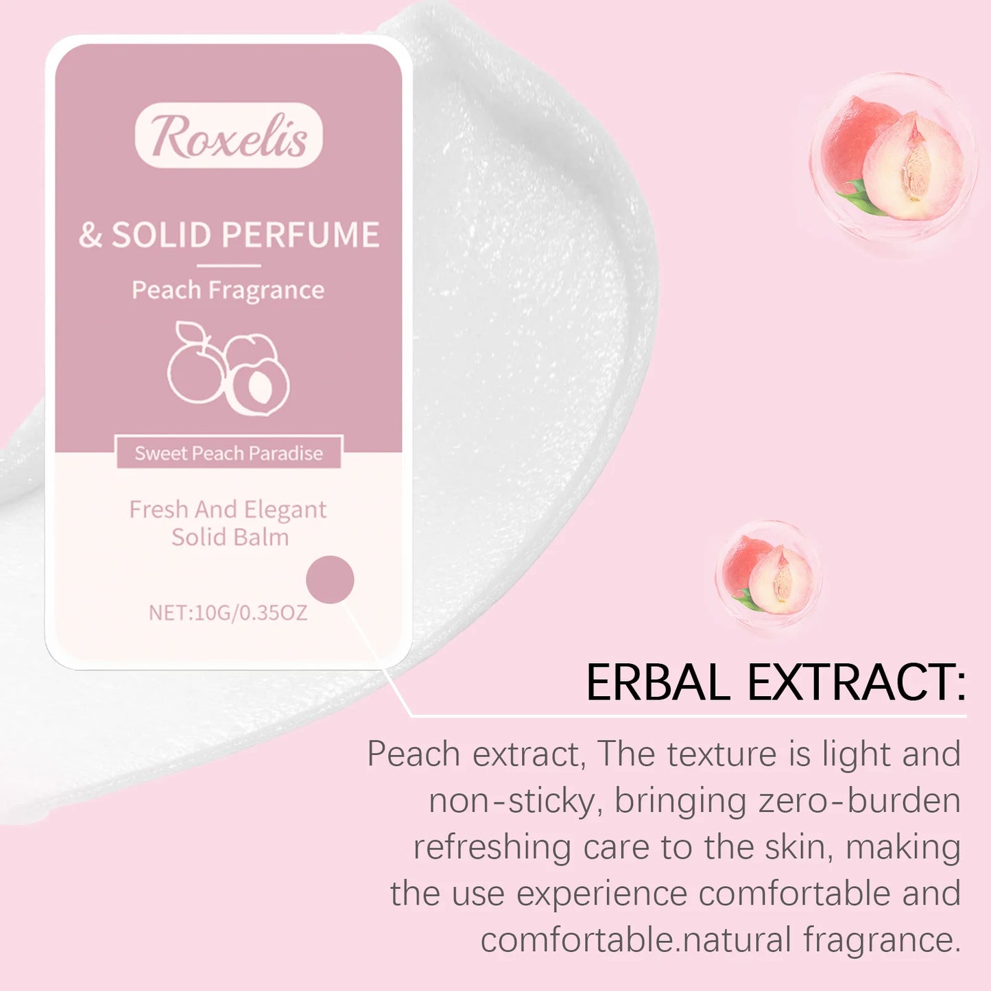 Solid Perfume Balm | Floral Long-Lasting Unisex Fragrance 10g