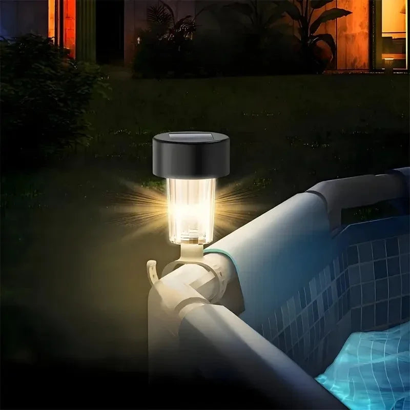 Solar Hanging LED Pool Light – IP44 Waterproof, Warm White Glow