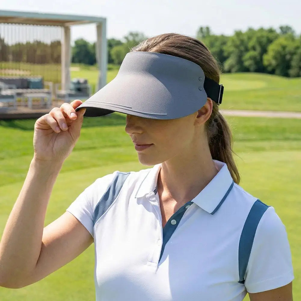 UPF 50+ Wide Brim Sun Visor Hat | Foldable & Reversible