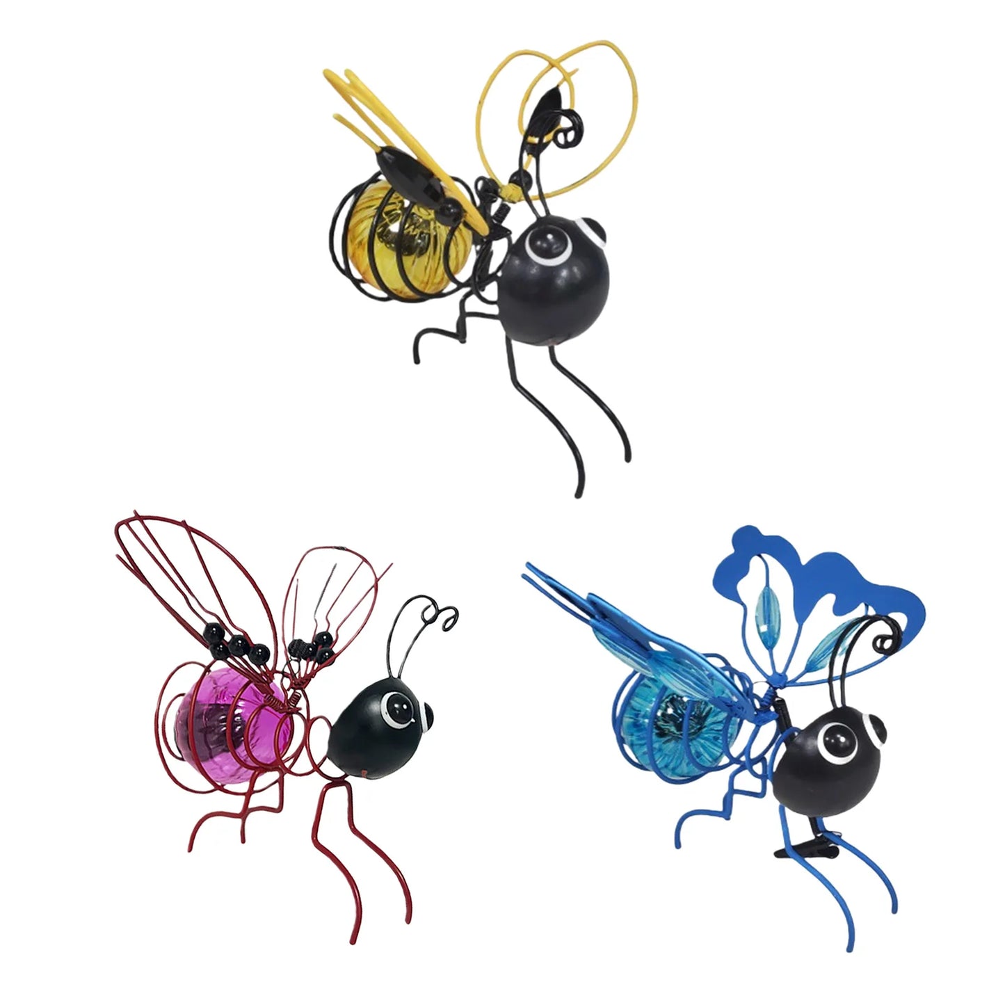 Bee Solar Lights Waterproof Decorative Simulation Bumble Solar Light for Party Festivals Garden Decor Birthday Gifts Peaceful Pleasures Health and Wellness