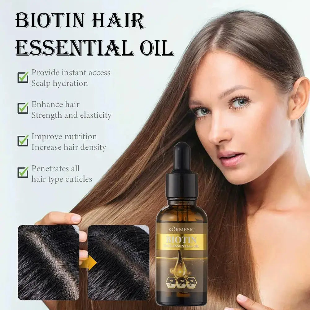Biotin Hair Essential Oil – Nourish Scalp & Strengthen Roots