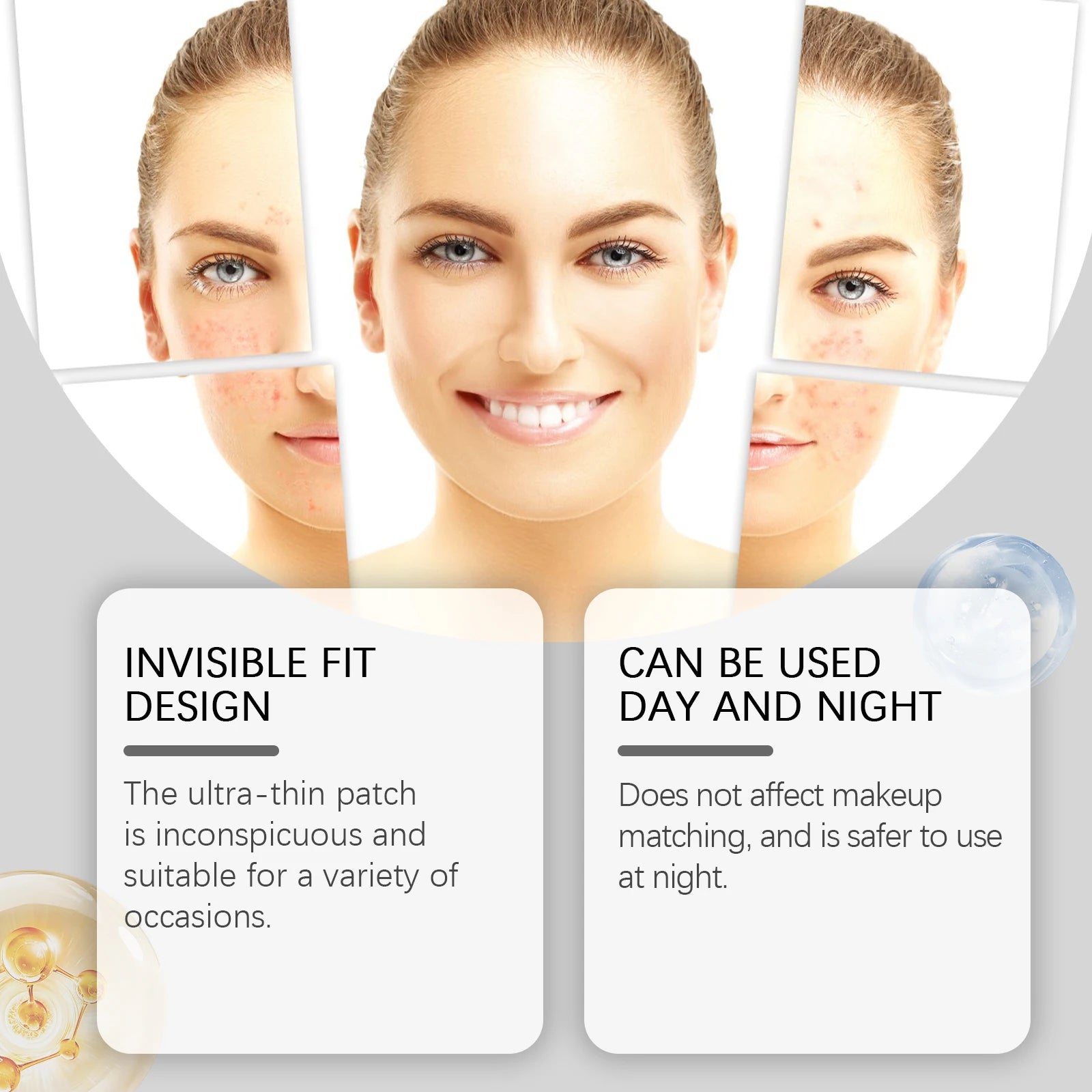 Snail Essence pimple patches Improve Women Skin Hydrocolloid Acne Tool Invisible Acne Cover Pimple Patch Skin Care Tools Peaceful Pleasures Health and Wellness
